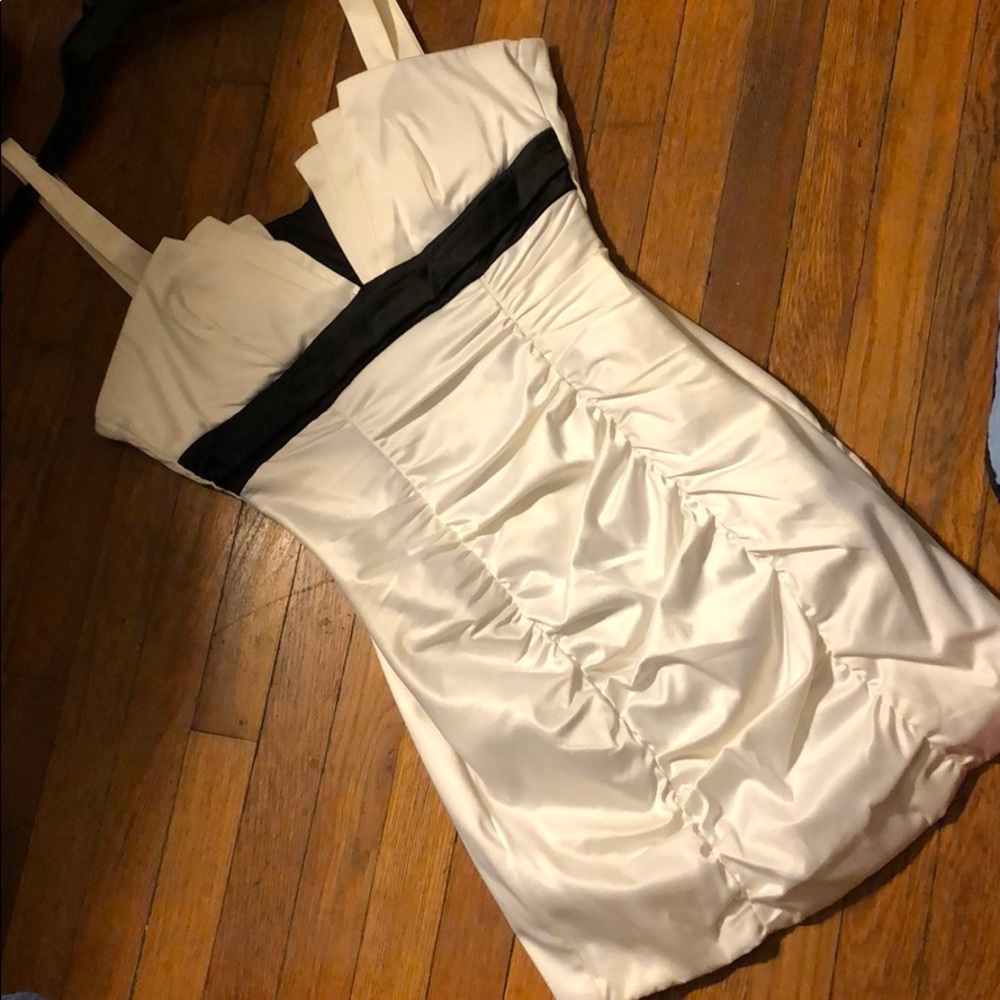 Black and white dress